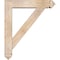 Ekena Millwork Traditional Arts and Crafts Smooth Bracket w/ Offset Brace, Douglas Fir, 5 1/2"W x 24"D x 28"H BKT0604X24X28TRA03SDF - alternate 4